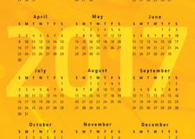 John Deere Magnetic Calendar English