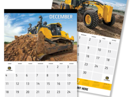 John Deere Construction Wall Calendar