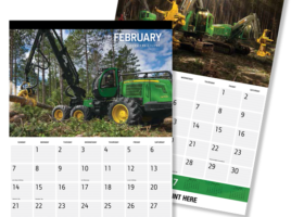 John Deere Forestry Wall Calendar