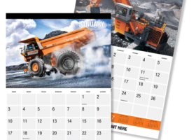 Hitachi Construction Wall Calendar